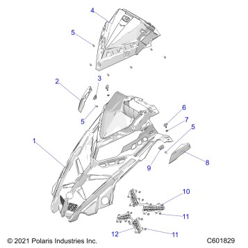 BODY, HOOD ASM. - S22TDL6KSA (C601829)