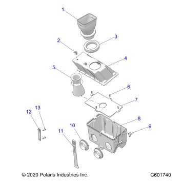 ENGINE, AIR BOX - S22CED5TSL/TSU (C601740)