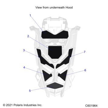 BODY, HOOD FOAM/SEAL - S24TFK6RS (C601964)