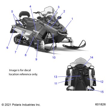 BODY, DECALS - S22CED5TSL/TSU (601826)