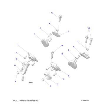 ENGINE, MOUNTING & LONG BLOCK - S25TLP6RS (C602762)