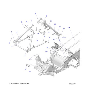 CHASSIS, CHASSIS ASM. and OVER STRUCTURE - S26TLF9FSL (C602576)
