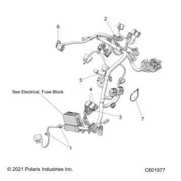 ELECTRICAL, WIRE HARNESS, MAIN - S22TGG8RS/TGY8RS ALL OPTIONS (C601977)