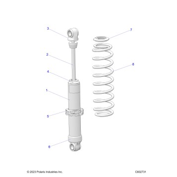 SUSPENSION, SHOCK, IFS - S26TFN6RSP/RSL (C602731)