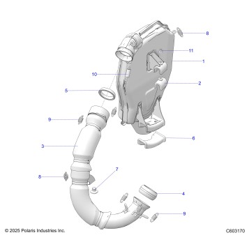 ENGINE, EXHAUST - S26AJE9FSL/AJN9FSL/FSM (C603170)