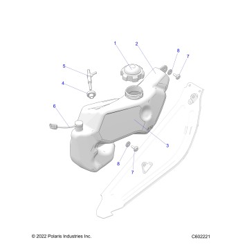 ENGINE, OIL BOTTLE ASM. - S23TFM8MS (C602221)