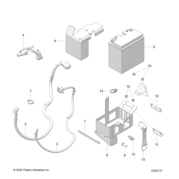 ELECTRICAL, BATTERY/BOX and CABLES - S25TLP6RS (C602121)