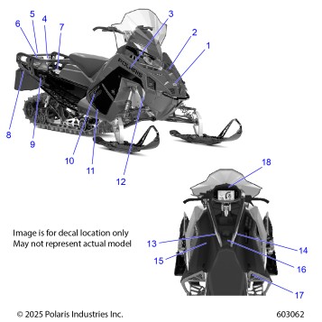BODY, DECAL, SP AND XC - S26TFF6RSL/TFP6RSL (603062)