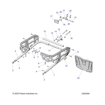 CHASSIS, REAR RACK, HITCH AND SNOWFLAP - S26TFN6RSP/RSL (C603059)