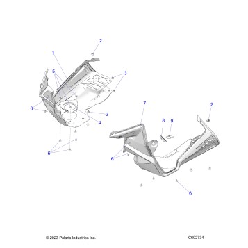 BODY, FENDERS - S25AJE6RSN/6RSP (C602734)