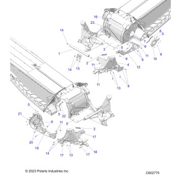 CHASSIS, BULKHEAD ASM. - S26TLP6RS (C602775)