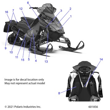 BODY, DECAL, RED SIDE PANEL W/BLACK ACCENT - S22TDL6KSA (601652)