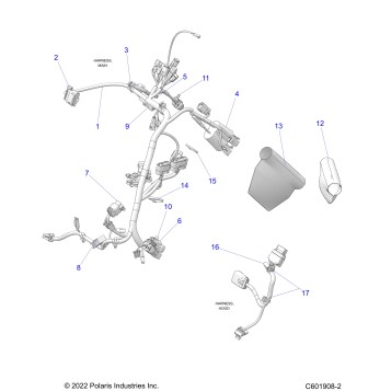 ELECTRICAL, WIRE HARNESS - S23TDL6KSA (601908-2)