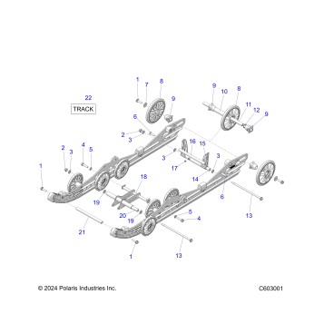 SUSPENSION, REAR - S26TDP8RS (C603001)