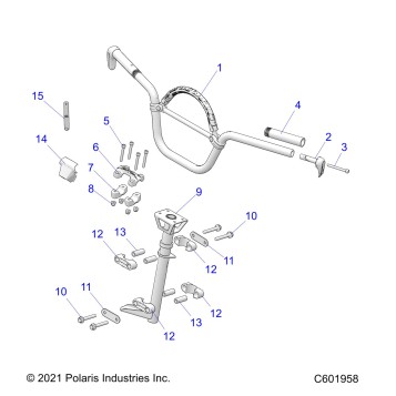 STEERING, HANDLEBAR MOUNTING - S23TFK6RS (C601223)