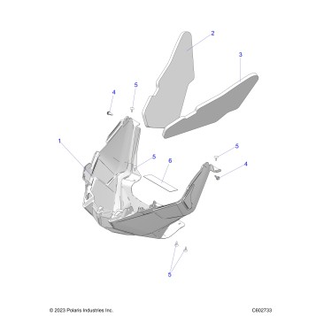 BODY, NOSEPAN ASM. - S25AJE6RSN/6RSP (C602733)