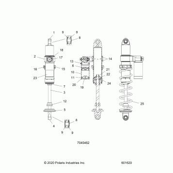 SUSPENSION, SHOCK, IFS  - S25TLC8RS (601620)
