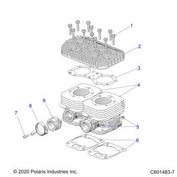 ENGINE, CYLINDER - S22CED5TSL/TSU (C601483-7)