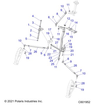 STEERING, LOWER - S22TGG8RS/TGY8RS ALL OPTIONS (C601952)