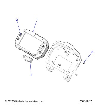 ELECTRICAL, MULTI FUNCTION GAUGE - S23TKV8RS (C601607)
