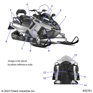 BODY, DECALS - S25CED5TSL/TSU (602781)
