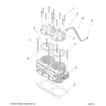 ENGINE, CYLINDER, CYL. HEAD - S25TLP6RS (602510)