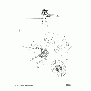 BRAKES, BRAKE SYSTEM - S25TKL9BS (601934)