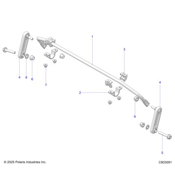 SUSPENSION, SWAY BAR, ESCAPE - S26TLR8RS (C603091)