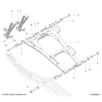 SUSPENSION, TORQUE ARM, FRONT - S26TDL6LSA (C1545509-1)