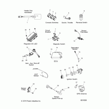 ELECTRICAL, SWITCHES, SENSORS and COMPONENTS - S22EFA8RS/EFB8RS ALL OPTIONS (601638)