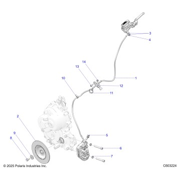 BRAKES, BRAKE ASM. - S26TLF9FSL (C603224)