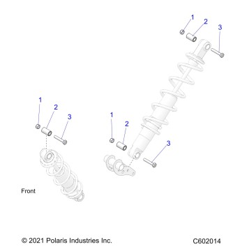 SUSPENSION, SHOCK MOUNTING, REAR SUSP. - S24TFK6RS (C602014)