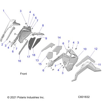 BODY, SIDE PANELS AND TRIM - S22TDL6KSA (C601832)