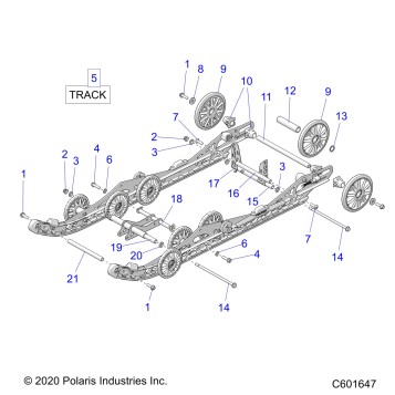 SUSPENSION, REAR - S26TDZ8MS (C601647)