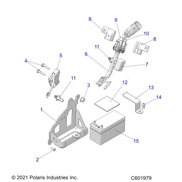 ELECTRICAL, BATTERY, MANUAL START POWER UP COMPONENTS - S24TFK6RS (C601979)