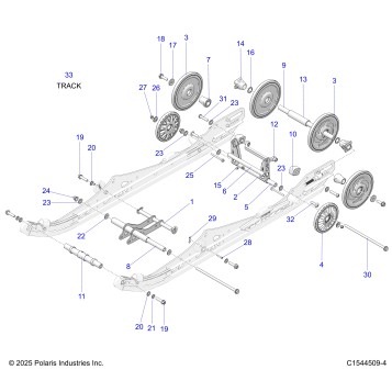 SUSPENSION, REAR - S26TDL6LSA (C1544509-4)