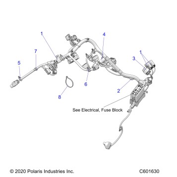ELECTRICAL, WIRE HARNESS, MAIN - S23TKV8RS (C601630)