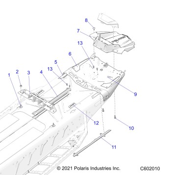 CHASSIS, REAR, MISC. COVERS AND SNOWFLAP - S26TLG8RS (C602010)