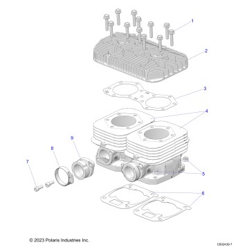 ENGINE, CYLINDER - S25CED5TSL/TSU (C602439-7)