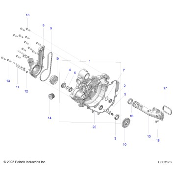 ENGINE, COOLING SYSTEM/WATER PUMP - S26AJE9FSL/AJN9FSL/FSM (C603173)