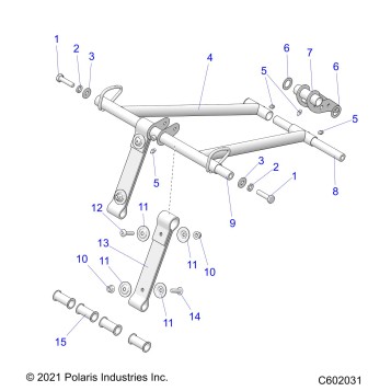 SUSPENSION, TORQUE ARM, FRONT 163