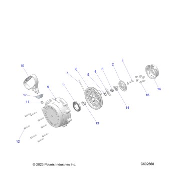ENGINE, RECOIL STARTER - S24TDL6KSA (C602668)
