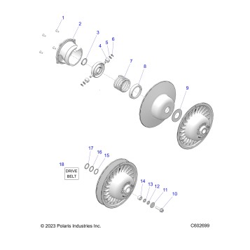 DRIVE TRAIN, CLUTCH, SECONDARY - S24TFM8MS (C602699)