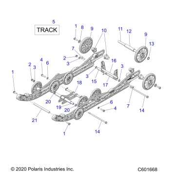 SUSPENSION, REAR - S23TKV8RS (C601668)