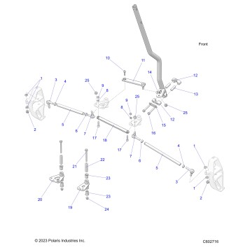 STEERING, LOWER - S25AJE6RSN/6RSP (C602716)