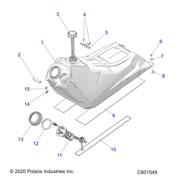 FUEL SYSTEM, FUEL TANK ASM. - S20EHM8RS ALL OPTIONS (C601549)