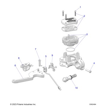 BRAKES, MASTER CYLINDER ASM. - S26TDZ8MS (C602494)