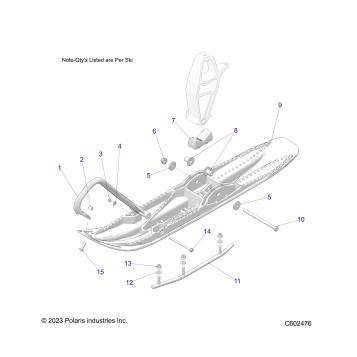 STEERING, SKI ASM., NORTH EDITION - S25CED5TSU (C602476)