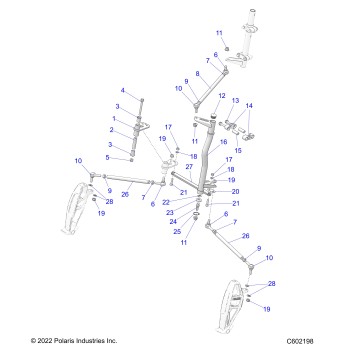 STEERING, LOWER - S24TFK6RS (C602198)