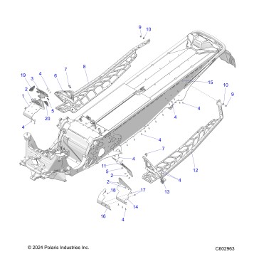 CHASSIS, FOOTRESTS, and RUNNINGBOARDS - S25TDV8MS (C602963)